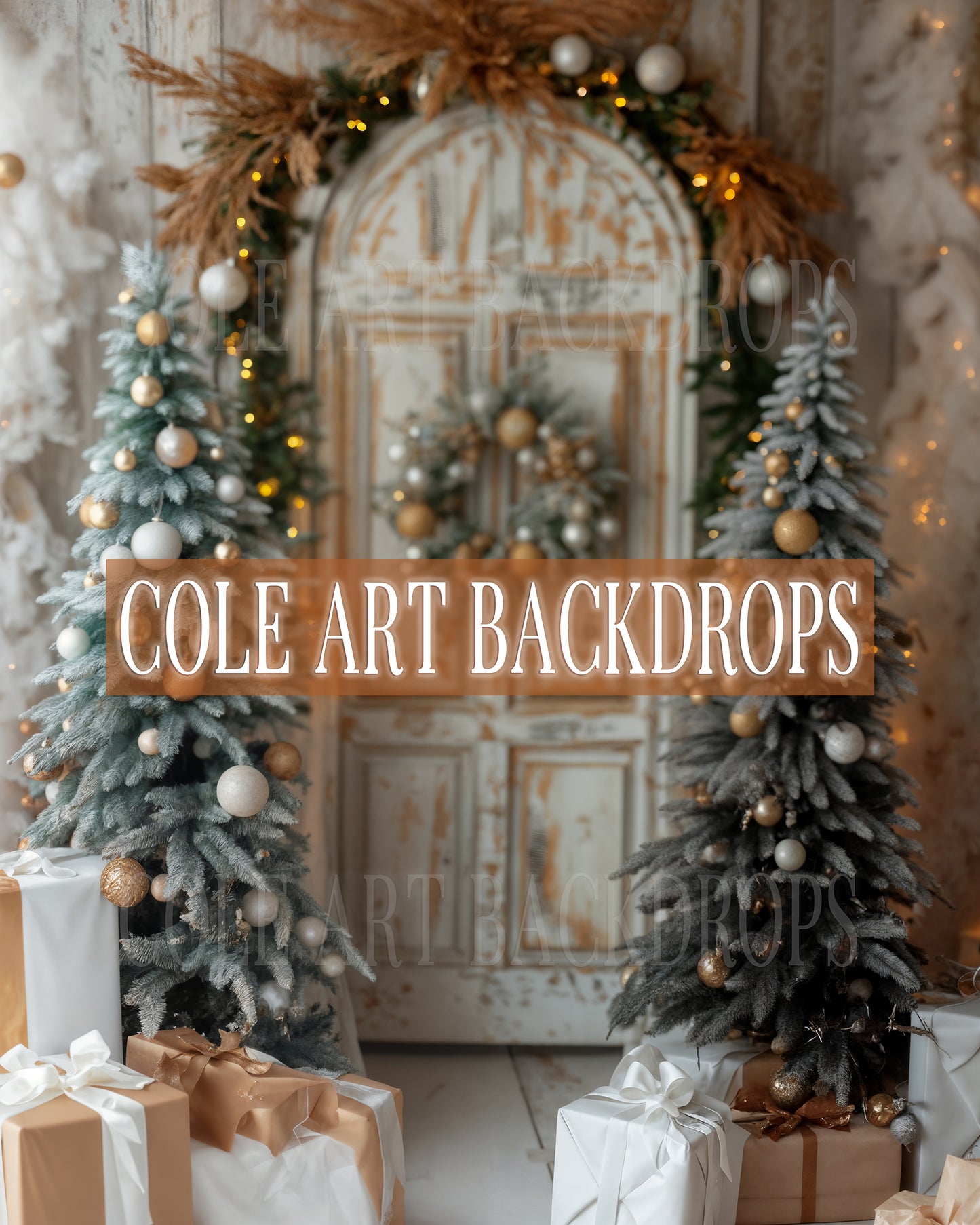 A Holiday Blur 11 Christmas Backdrop, Christmas Background