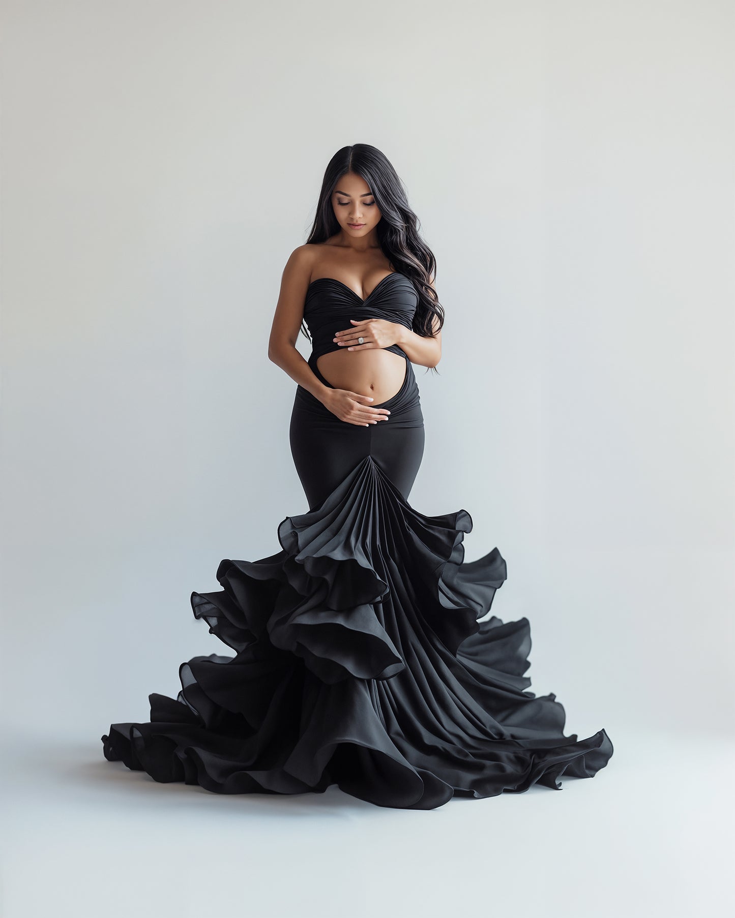 Black Dress Digital Overlays, Photoshop Overlays, Digital Backdrops Set
