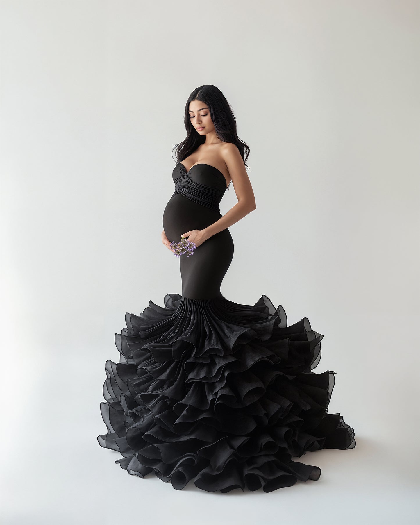 Black Dress Digital Overlays, Photoshop Overlays, Digital Backdrops Set