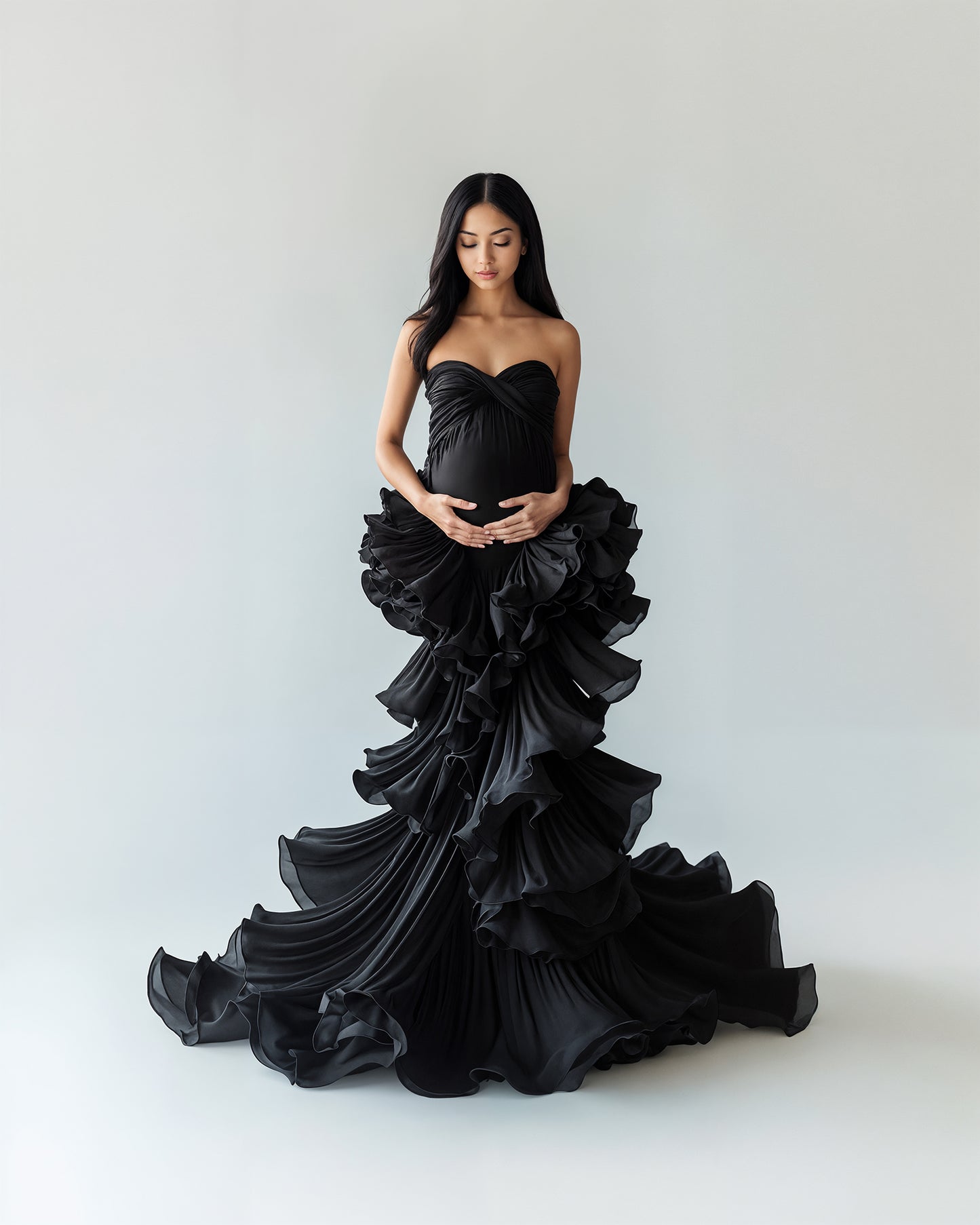 Black Dress Digital Overlays, Photoshop Overlays, Digital Backdrops Set