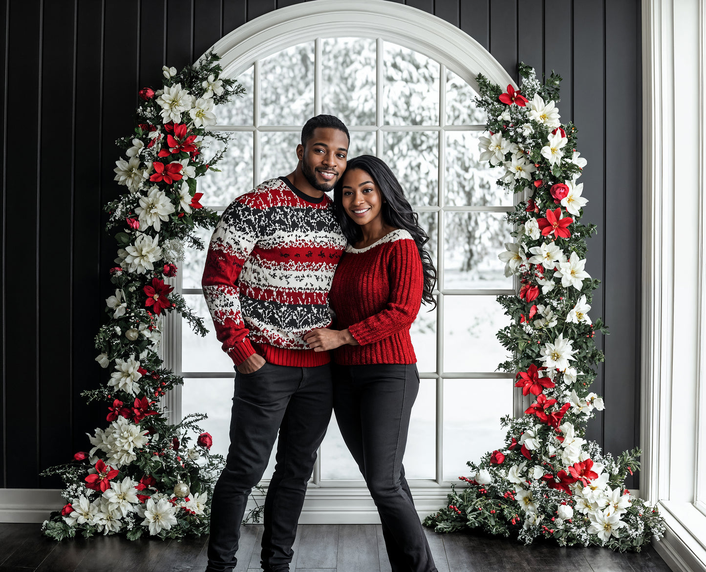 Christmas Vibes Digital Backdrops, Christmas Digital Backdrops Set