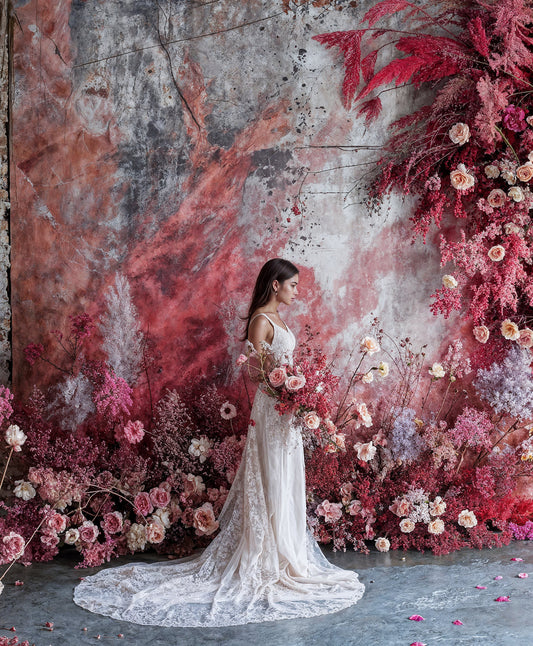 Fondo digital exuberante y audaz