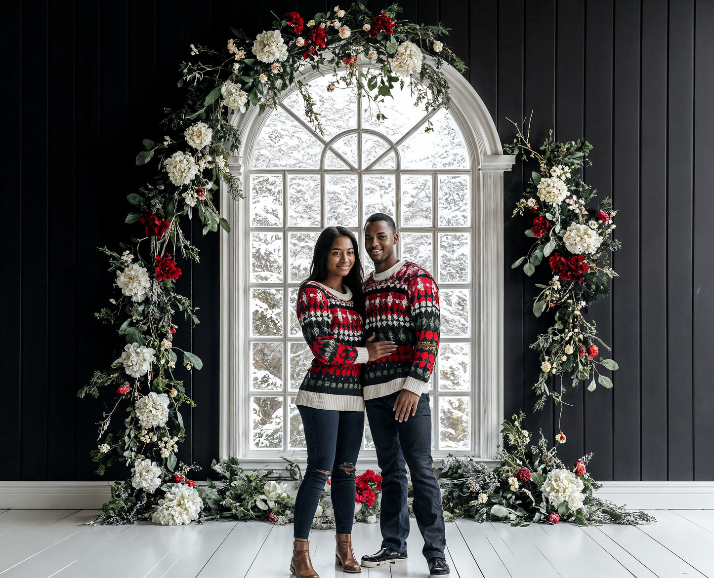 Christmas Vibes Digital Backdrops, Christmas Digital Backdrops Set