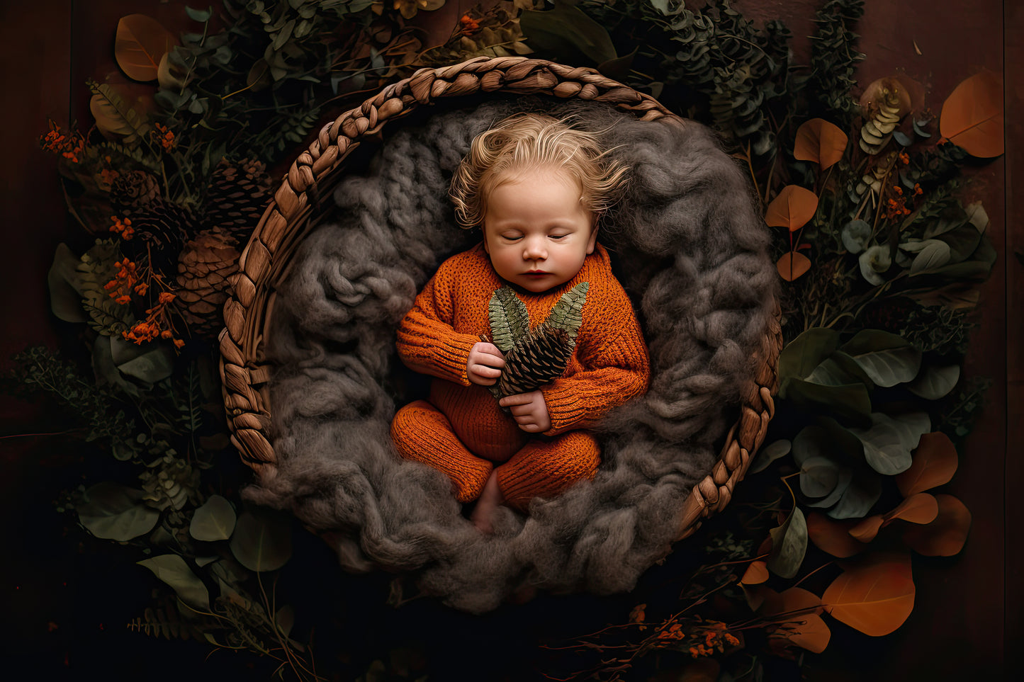 Fall Newborn Set Digital Backdrops, Newborn Overlays, Newborn Props, Newborn Backdrops, Photoshop Overlays