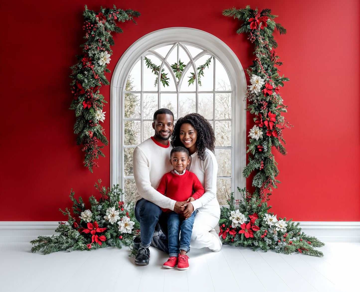 Christmas Vibes Digital Backdrops, Christmas Digital Backdrops Set