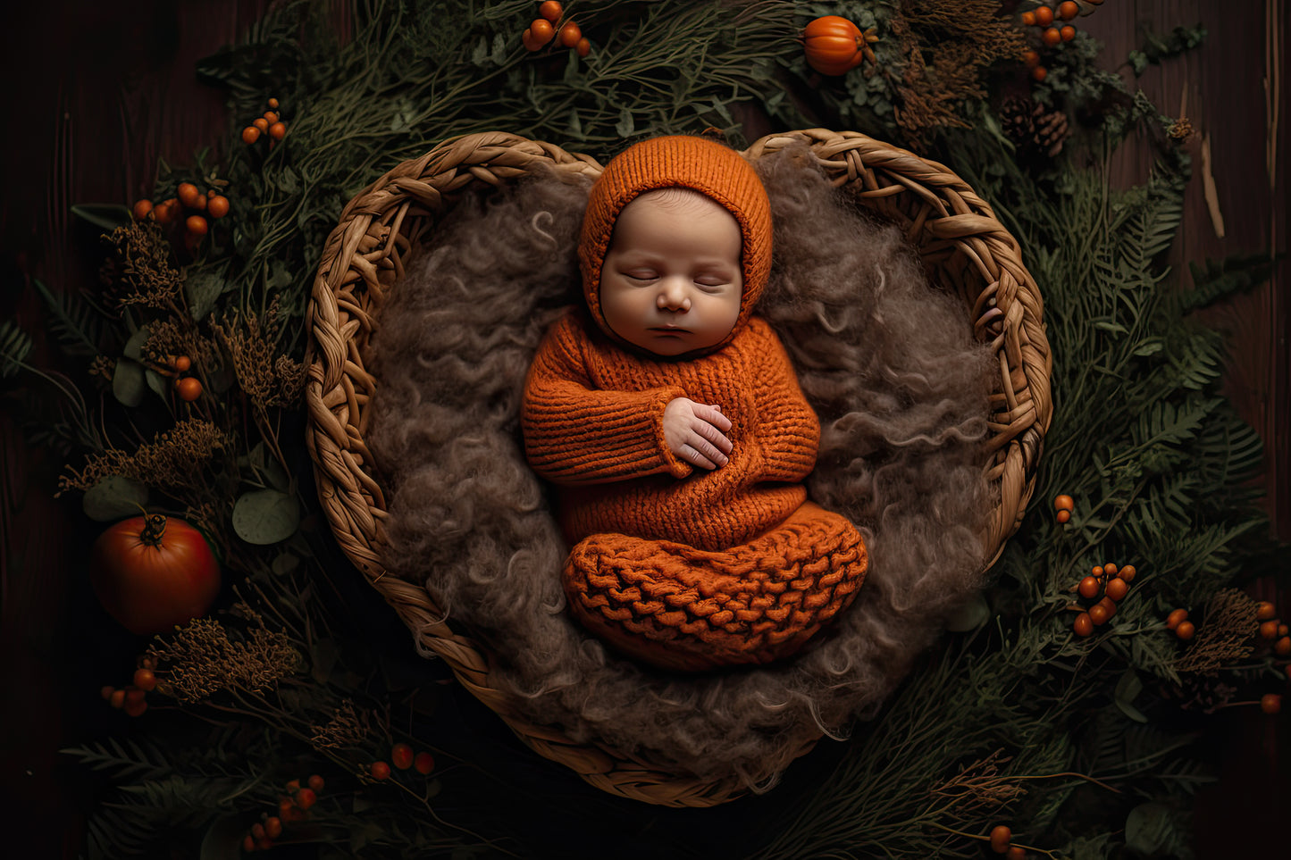 Fall Newborn Set Digital Backdrops, Newborn Overlays, Newborn Props, Newborn Backdrops, Photoshop Overlays