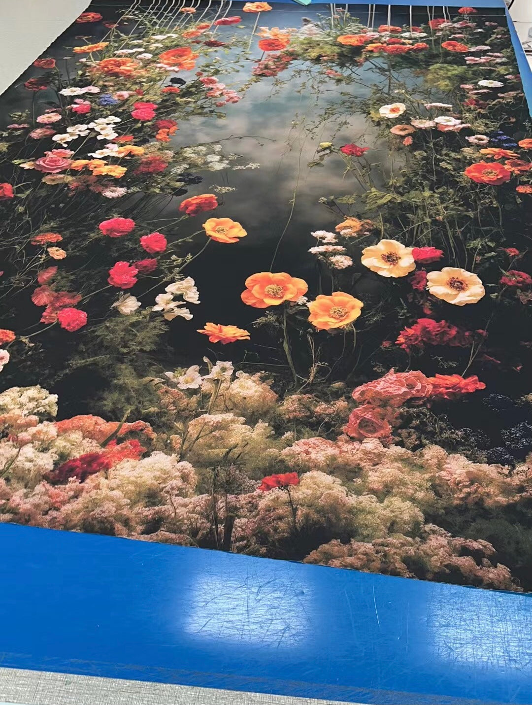 Oásis de Jardim Moderno 8 Cenários Impressos, Cenários de Tecido, Cenários de Varredura Impressos, Cenários de Fotografia