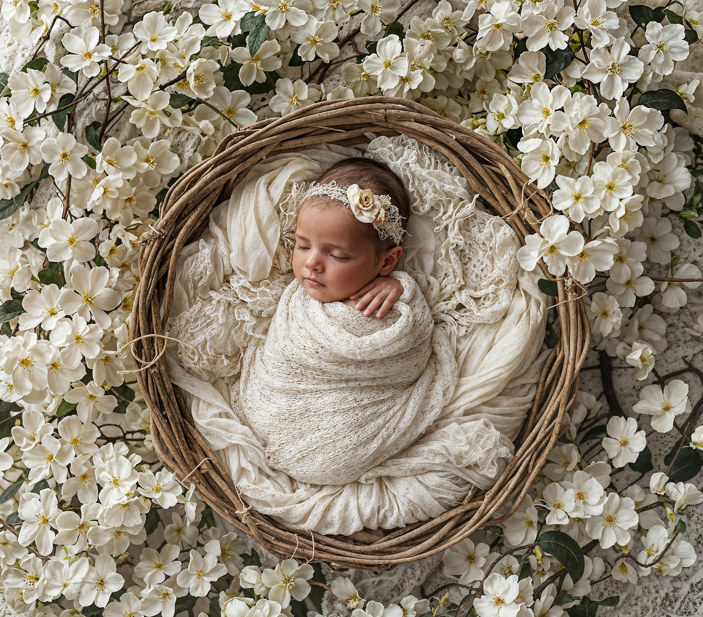 Oh Baby Beige Set, Newborn Digital Backdrops, Newborn Prop, Newborn Backdrops
