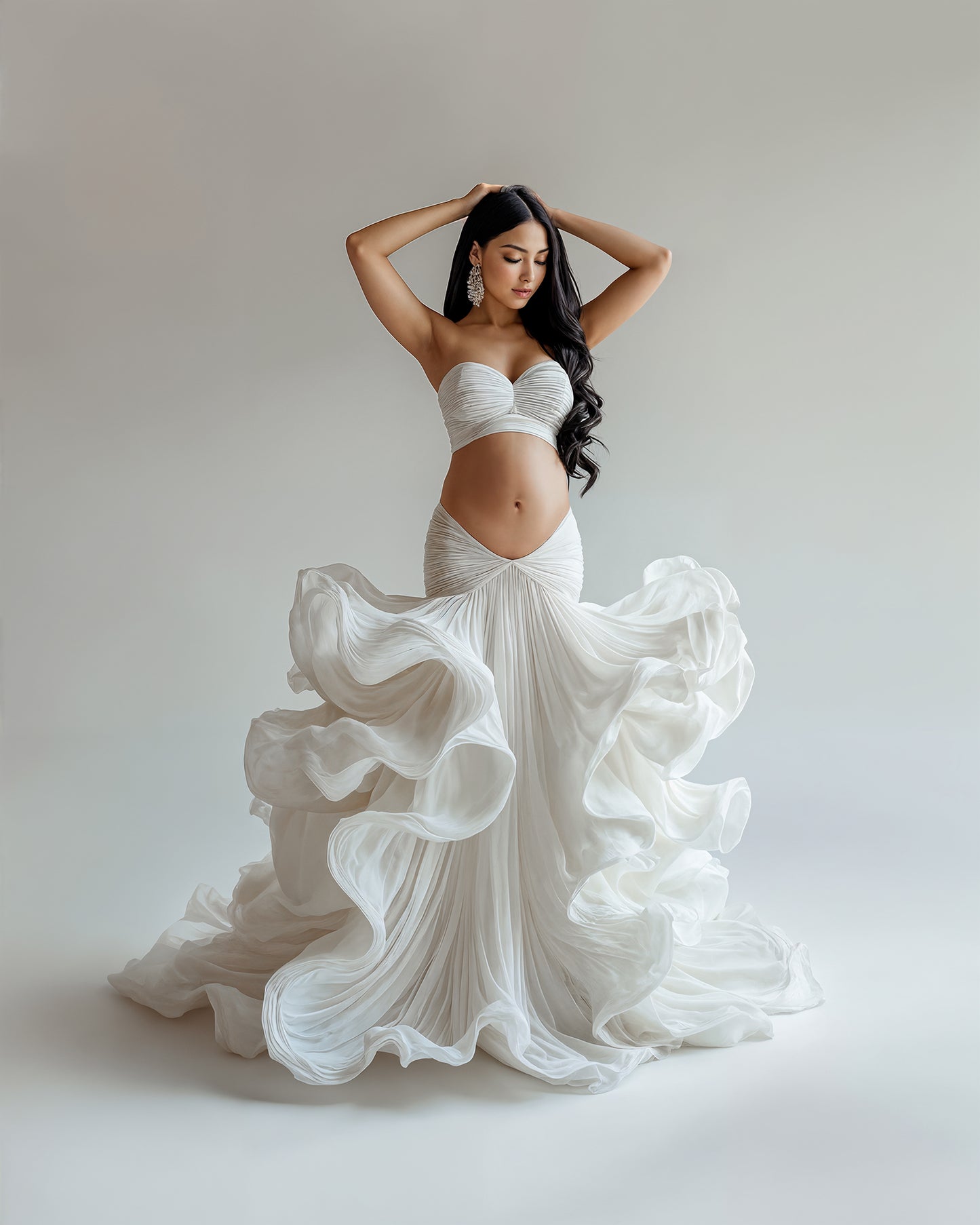 White Dress Digital Overlays, Photoshop Overlays, Digital Backdrops Set