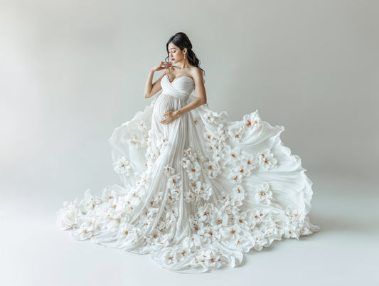 White Dress Digital Overlays, Photoshop Overlays, Digital Backdrops Set