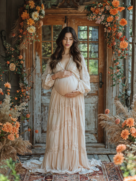 Fondo digital con puertas bohemias