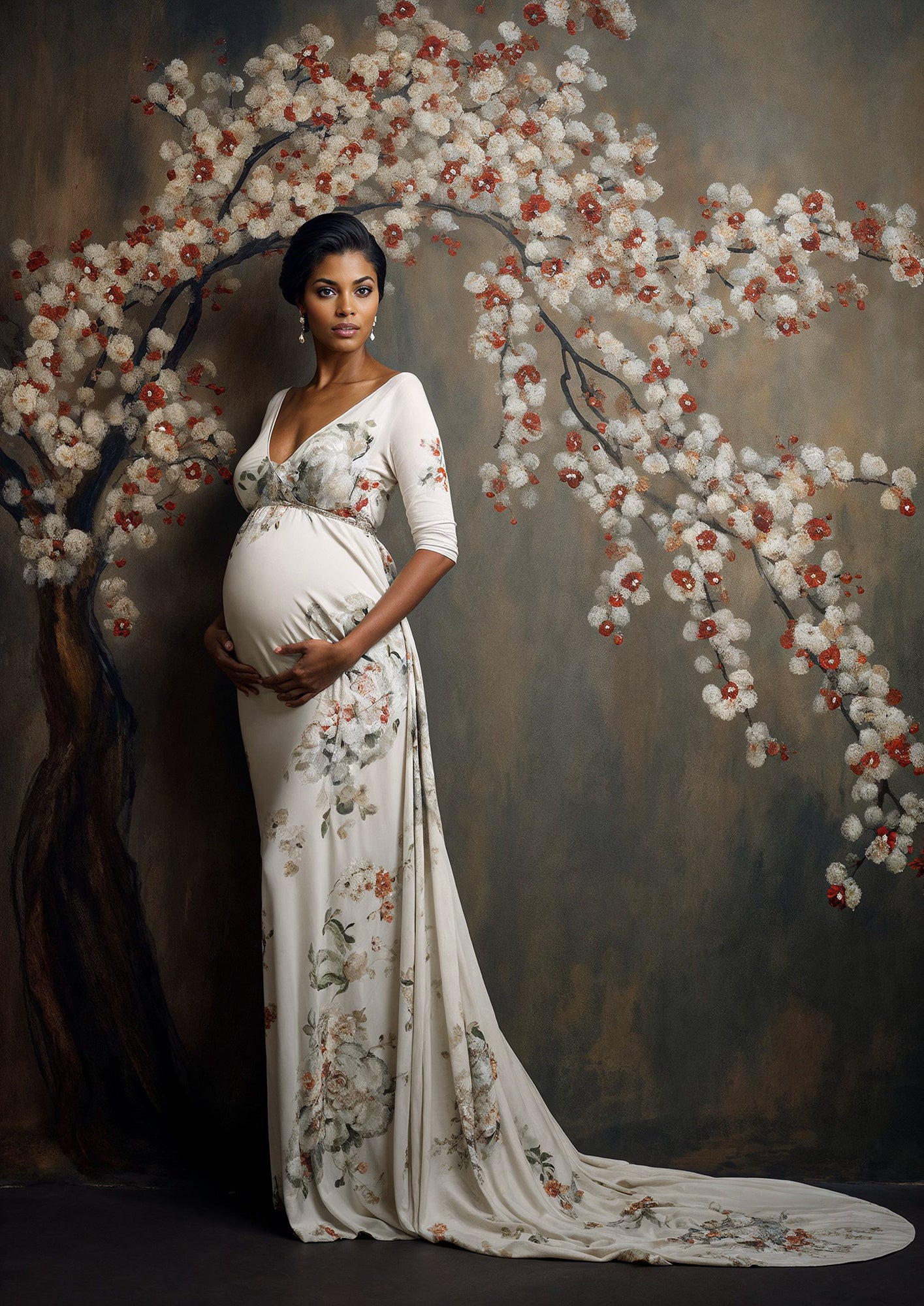 Fondos digitales con melodías florales, superposiciones para fondos de maternidad, superposiciones para fondos de estudio, texturas artísticas, fondos digitales