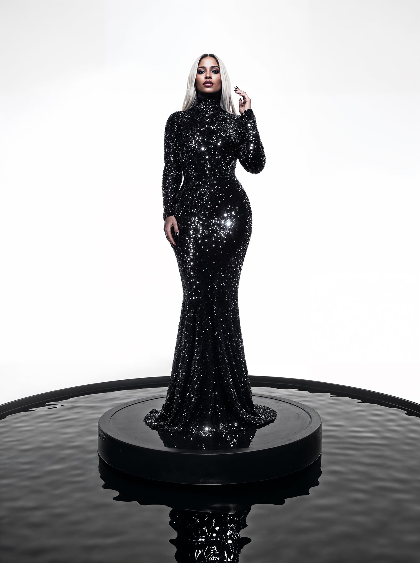 Black Waters Digital Backdrop Set