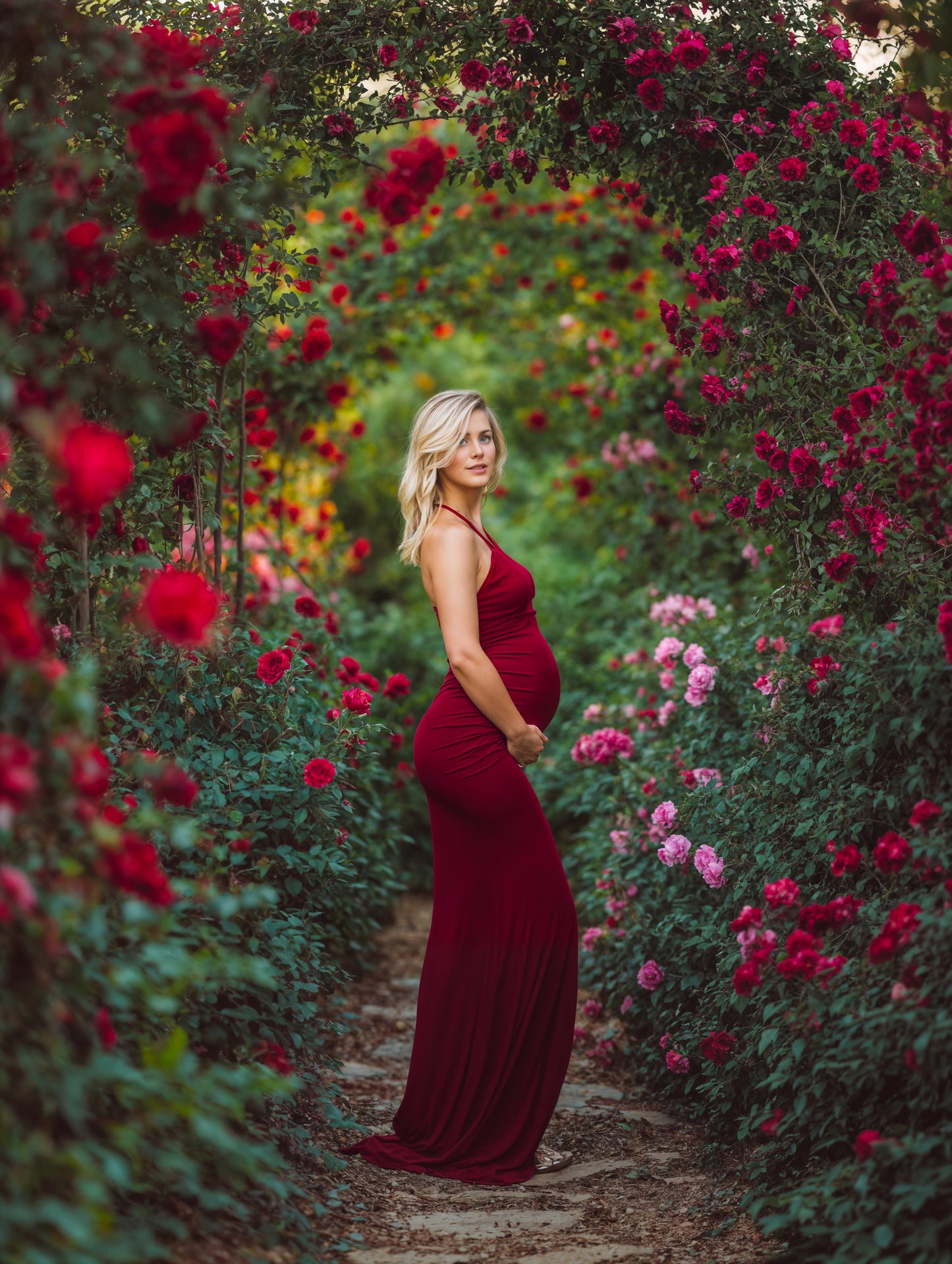 Rose Gardens Digital Backdrop Set
