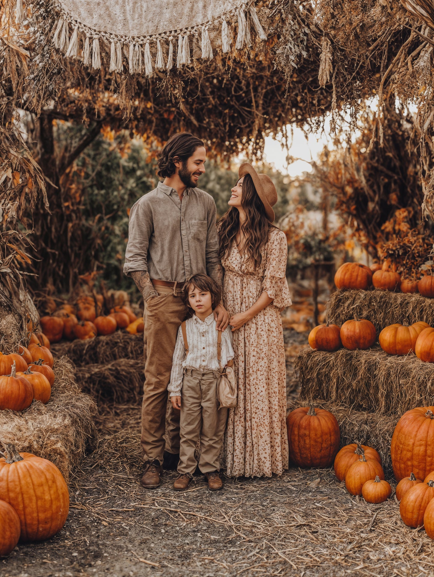 Pumpkin Patch Digital Backdrop Set