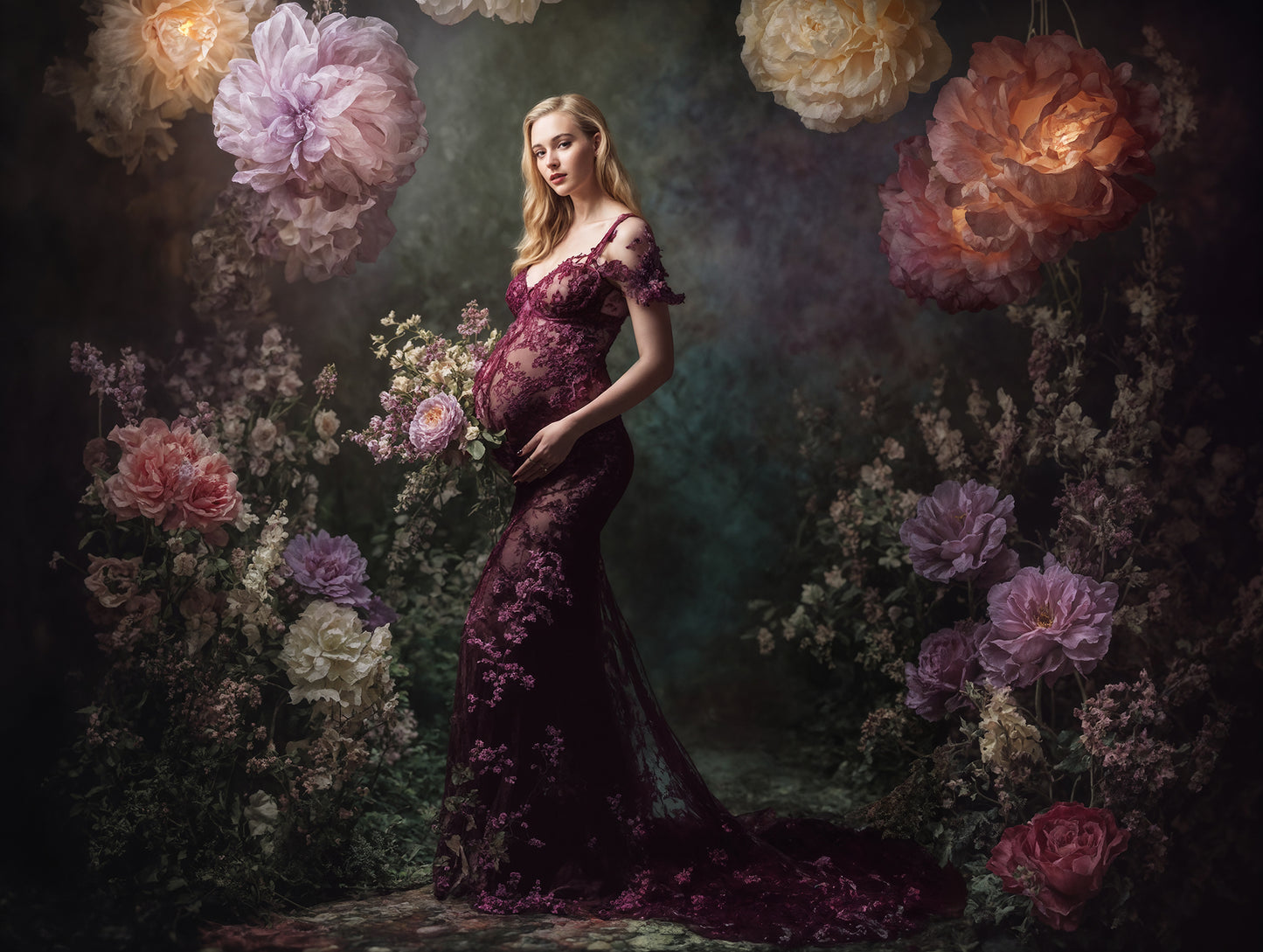 Sweet Dawn Digital Backdrop Set