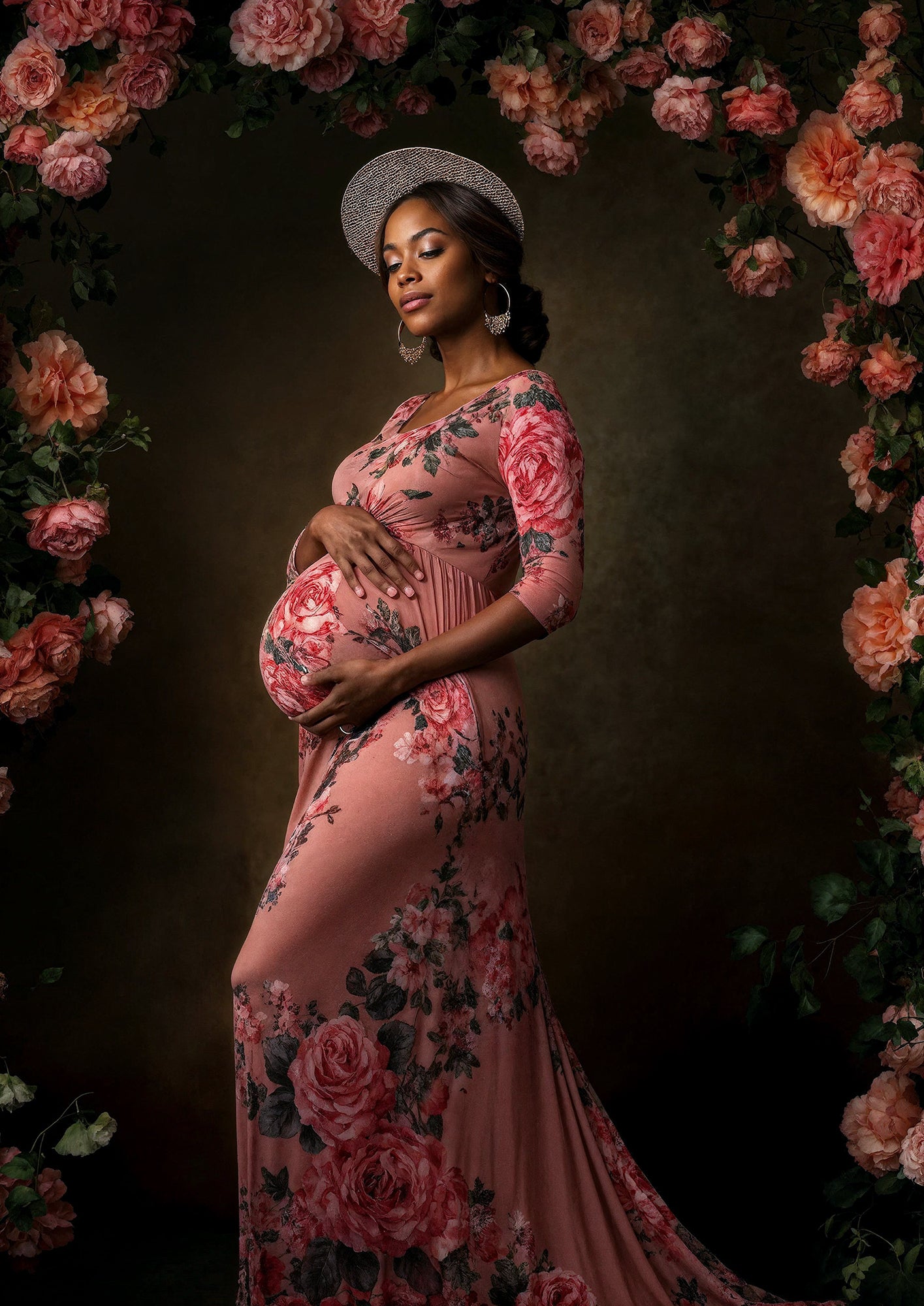 Fondos digitales con melodías florales, superposiciones para fondos de maternidad, superposiciones para fondos de estudio, texturas artísticas, fondos digitales