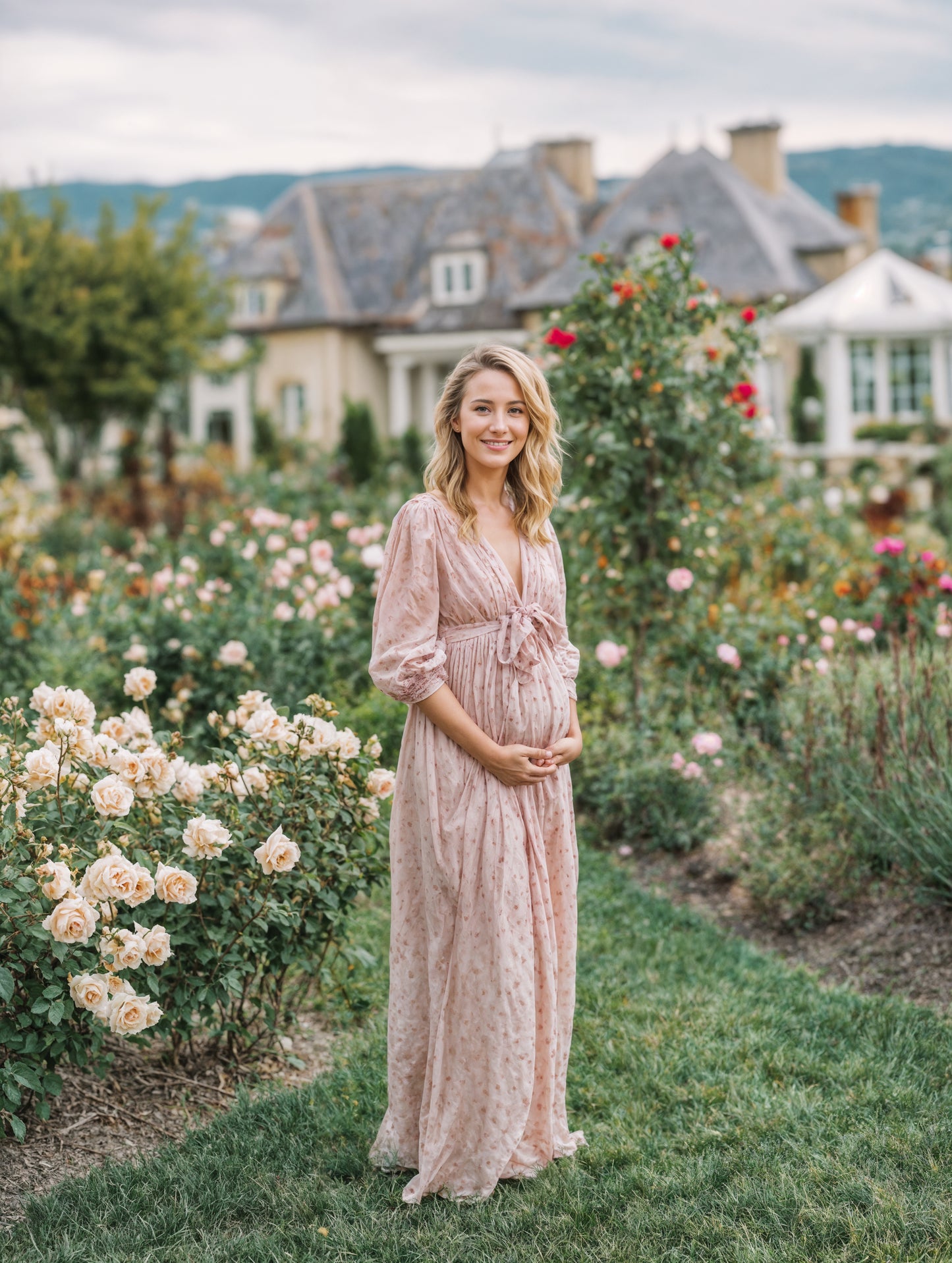 Rose House Digital Backdrop Set