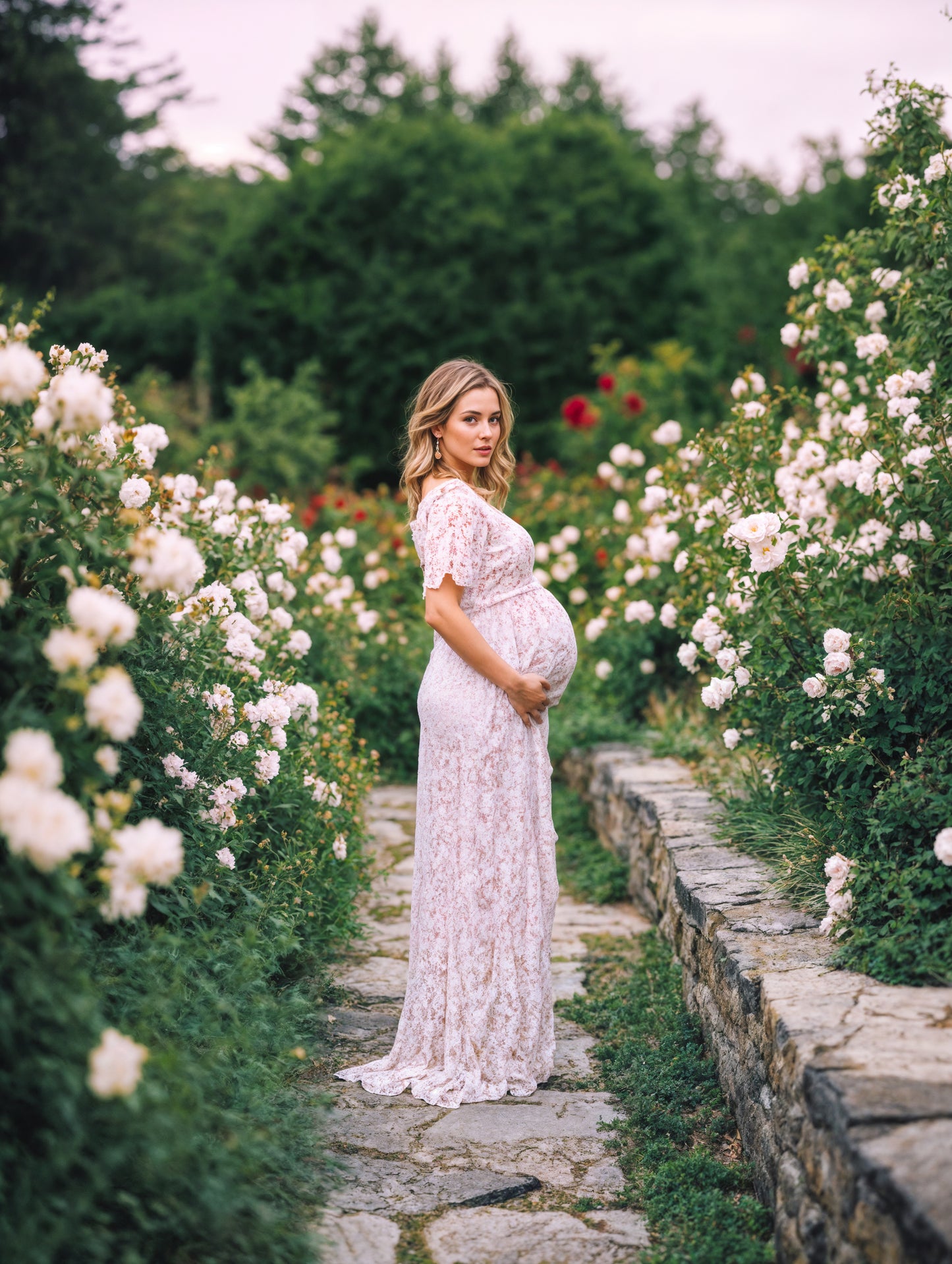Rose Gardens Digital Backdrop Set