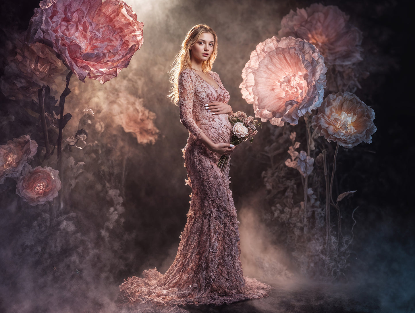 Sweet Dawn Digital Backdrop Set