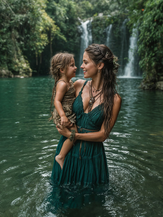 Fondo digital de cascadas