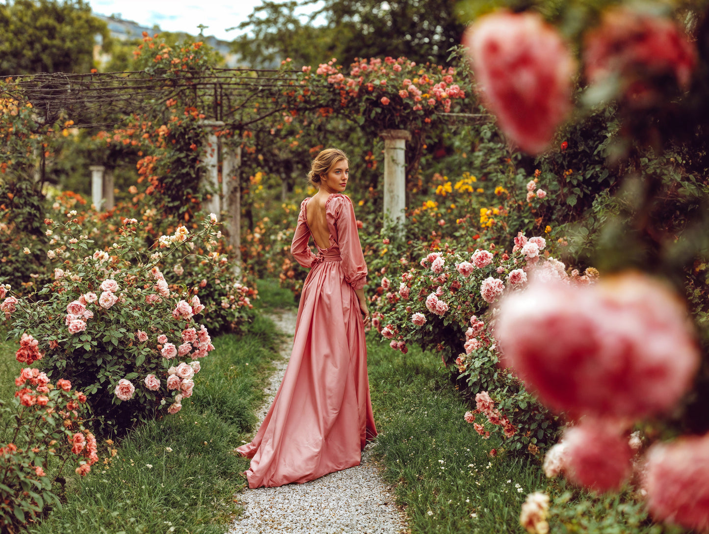 Rose Gardens Digital Backdrop Set