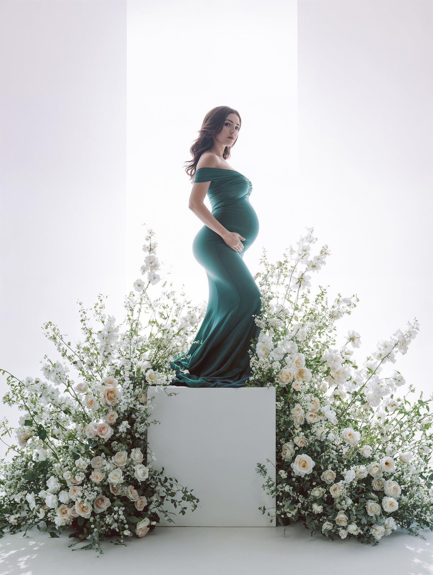Conjunto de cenário digital Floral Goddess Podium