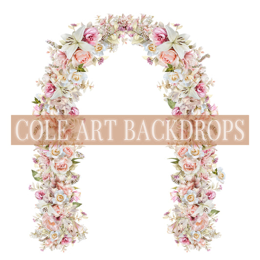 Estelle Floral Arch and Headpiece Overlay, Maternity Backdrop Overlays, Studio Backdrop Overlays, Fine Art Textures, Photoshop Overlays