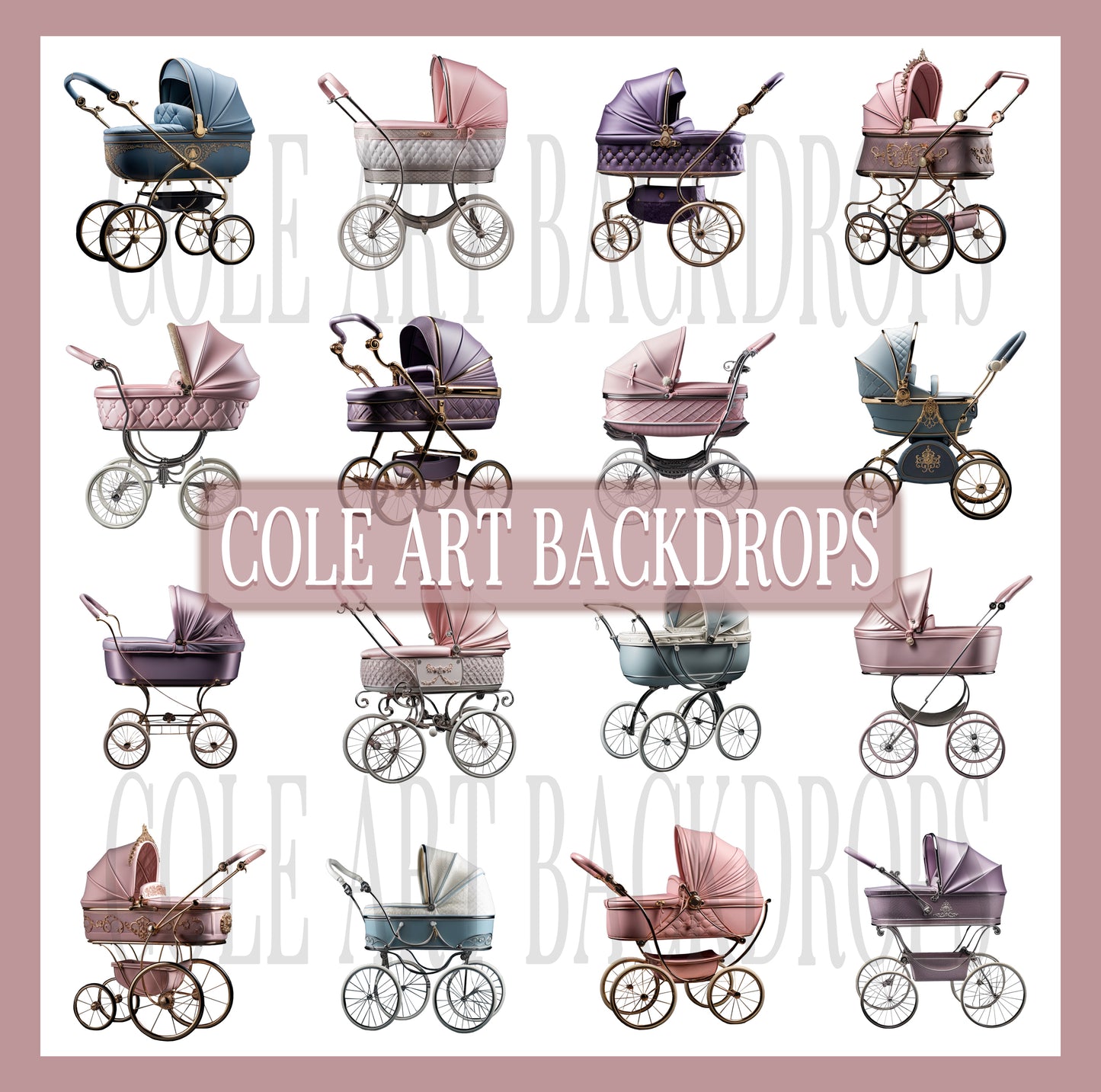 Color Prams Digital Overlays, Photoshop Overlays