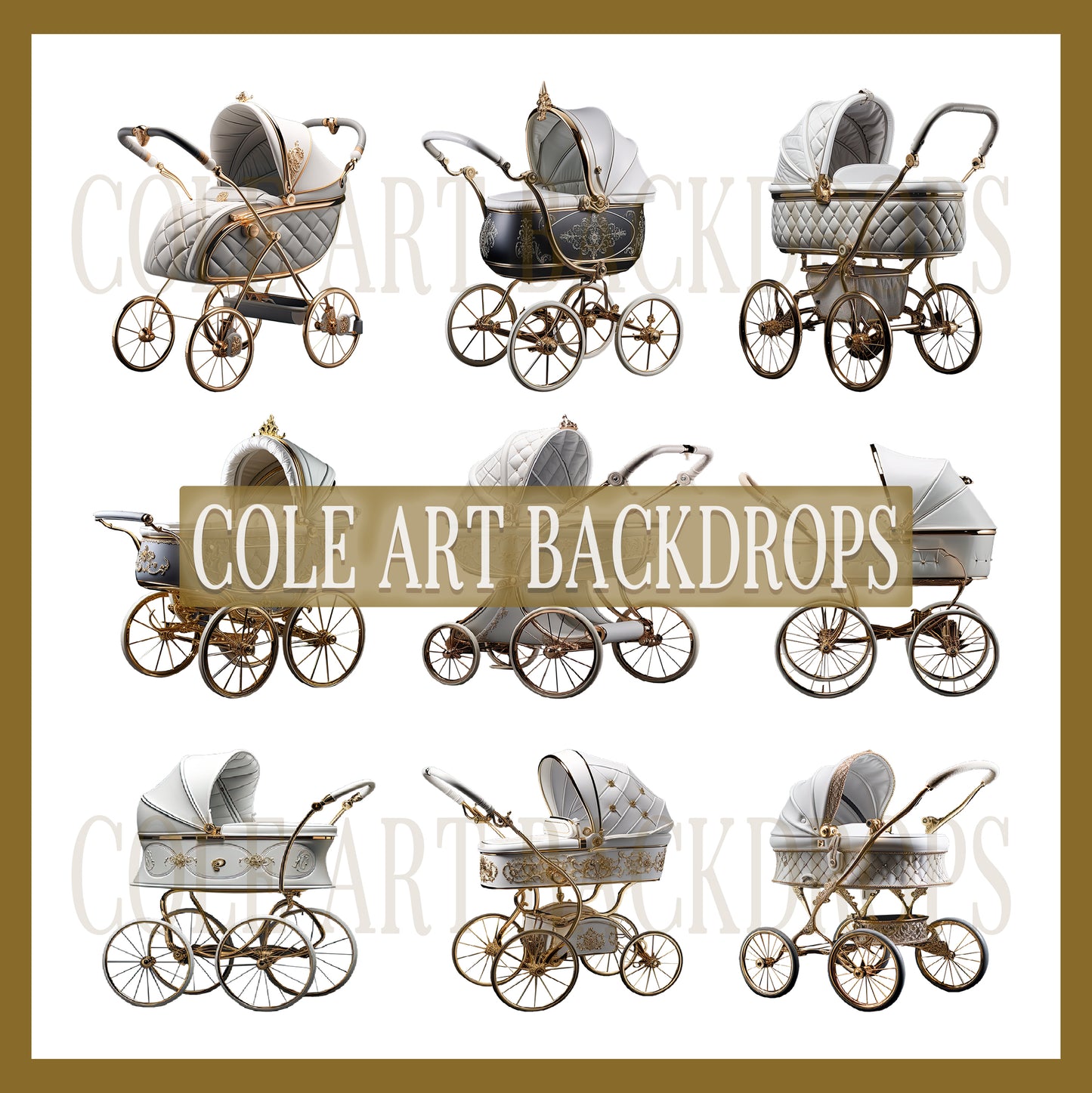 White Prams Digital Overlays, Maternity Backdrop Overlays, Studio Overlays, Fine Art Textures, Photoshop Overlays