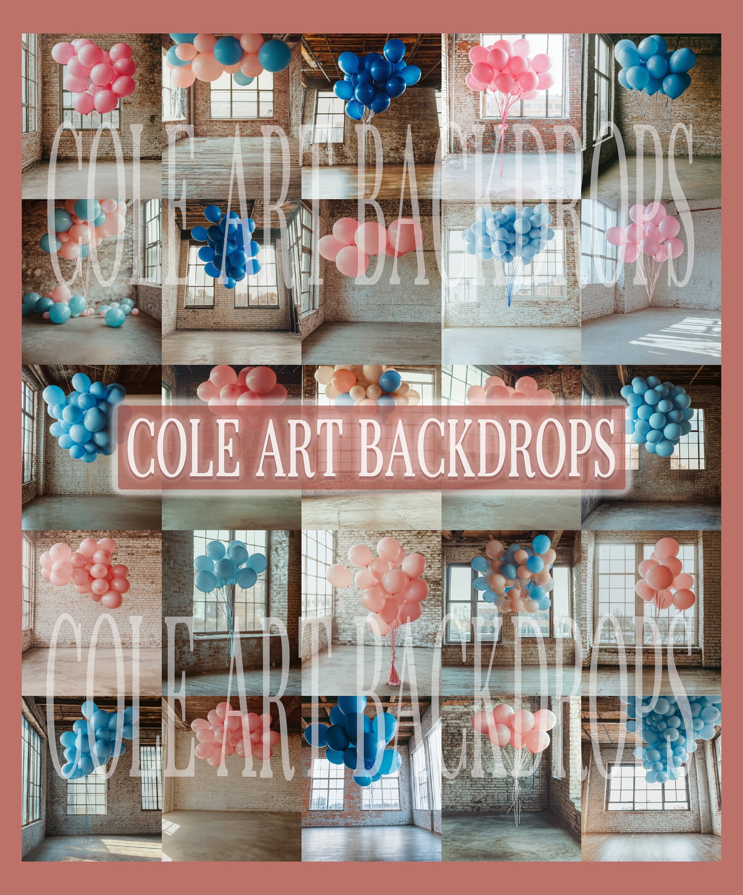 Conjunto de cenário digital para loft de celebração