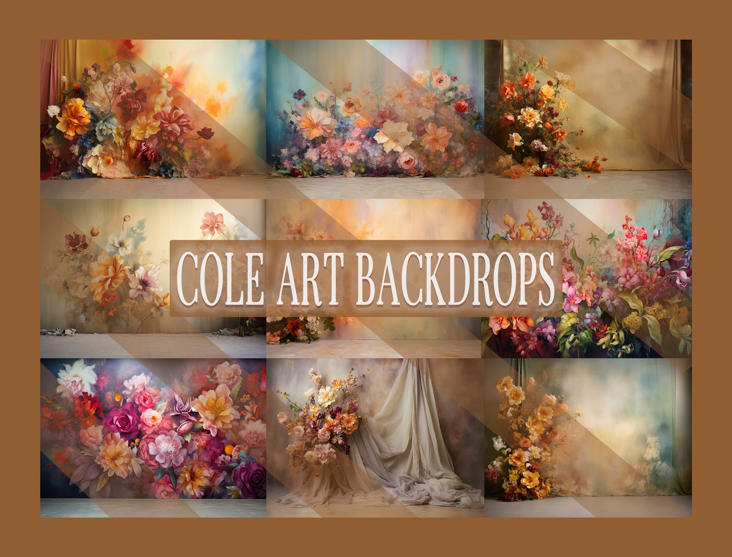 Fondos digitales con pinturas al óleo florales, fondos de maternidad, texturas para fondos de estudio, texturas de bellas artes, texturas para Photoshop