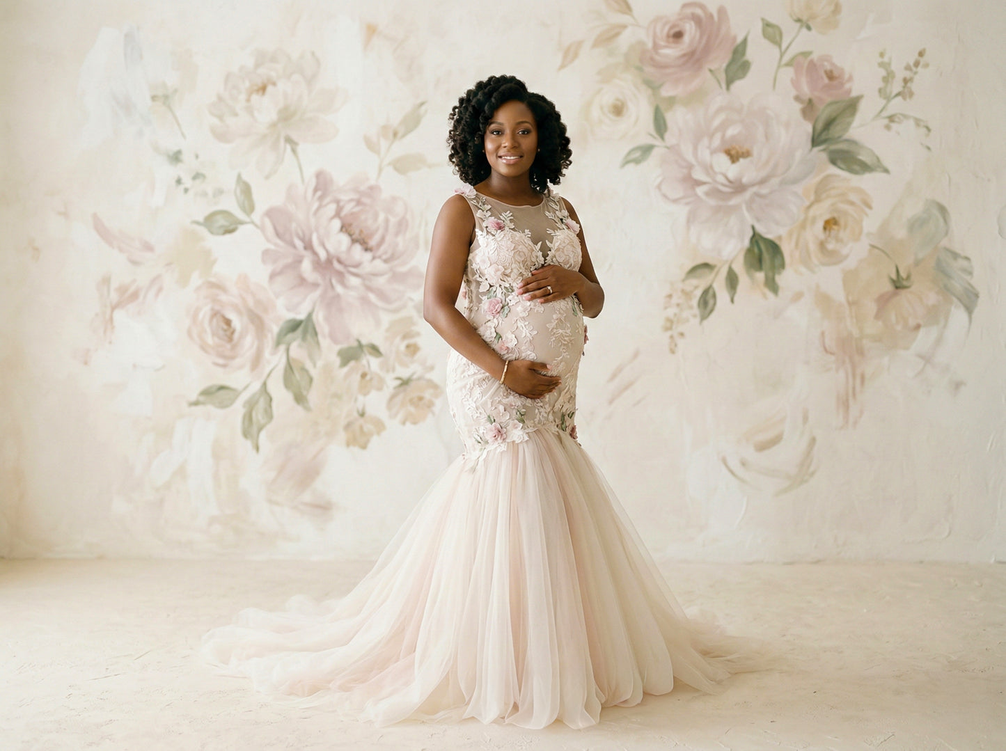 Soft Botanicals Digital Backdrop Set