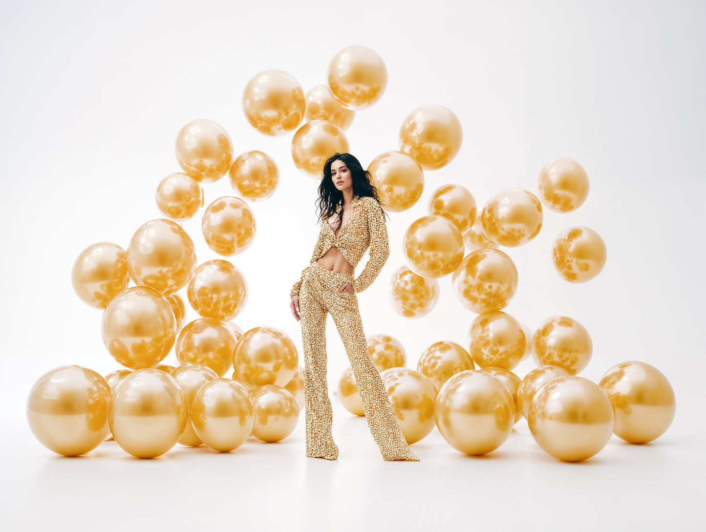 Balloon Glam Digital Backdrop Set