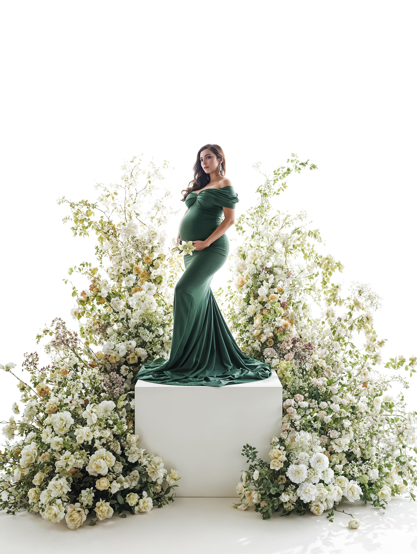 Conjunto de cenário digital Floral Goddess Podium