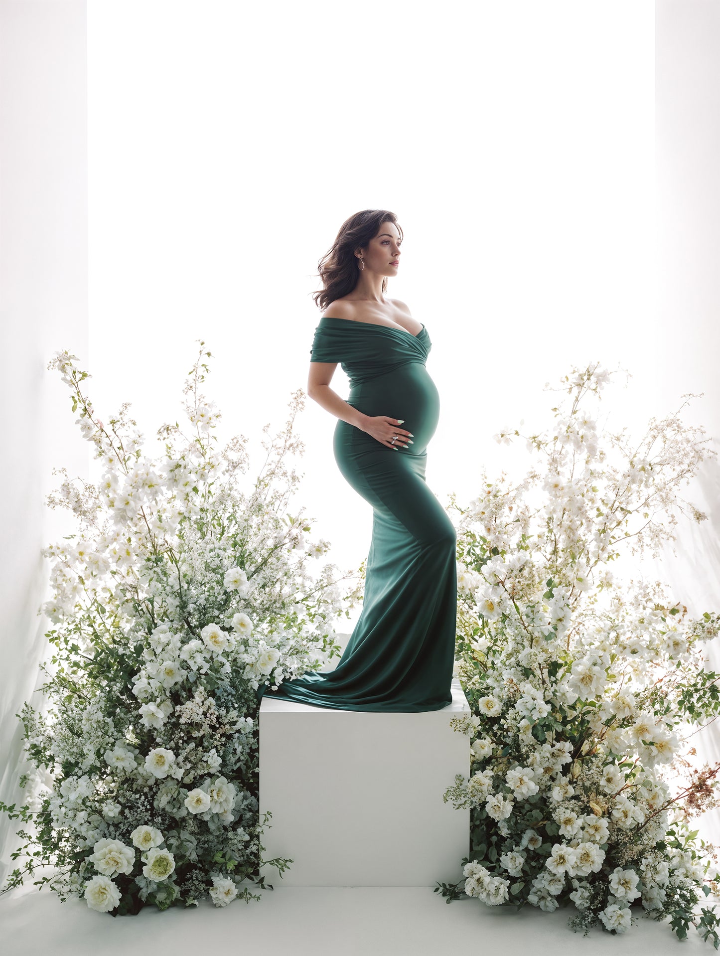 Conjunto de cenário digital Floral Goddess Podium