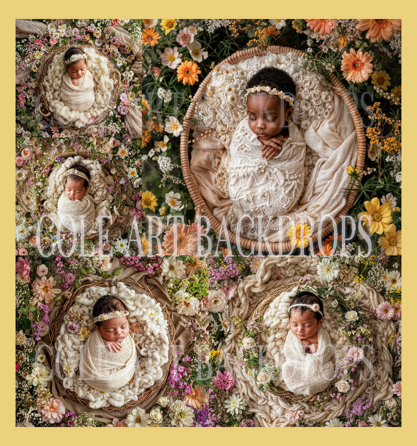 Spring Baby Love Set Digital Backdrops, Newborn Digital Backdrops, Newborn Prop, Newborn Backdrops