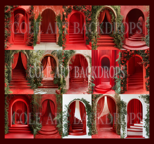 Fondo digital Foxy Red