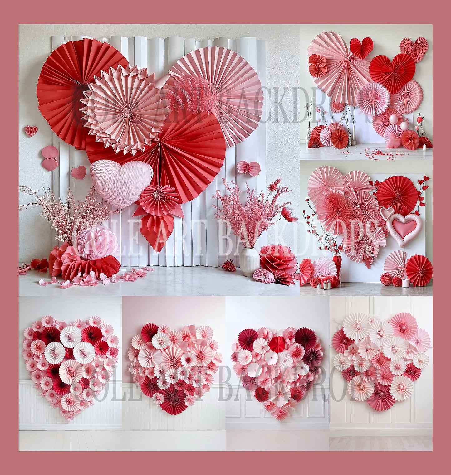 Fondos digitales con corazón rojo, fondos de maternidad, fondos de estudio, fondos digitales