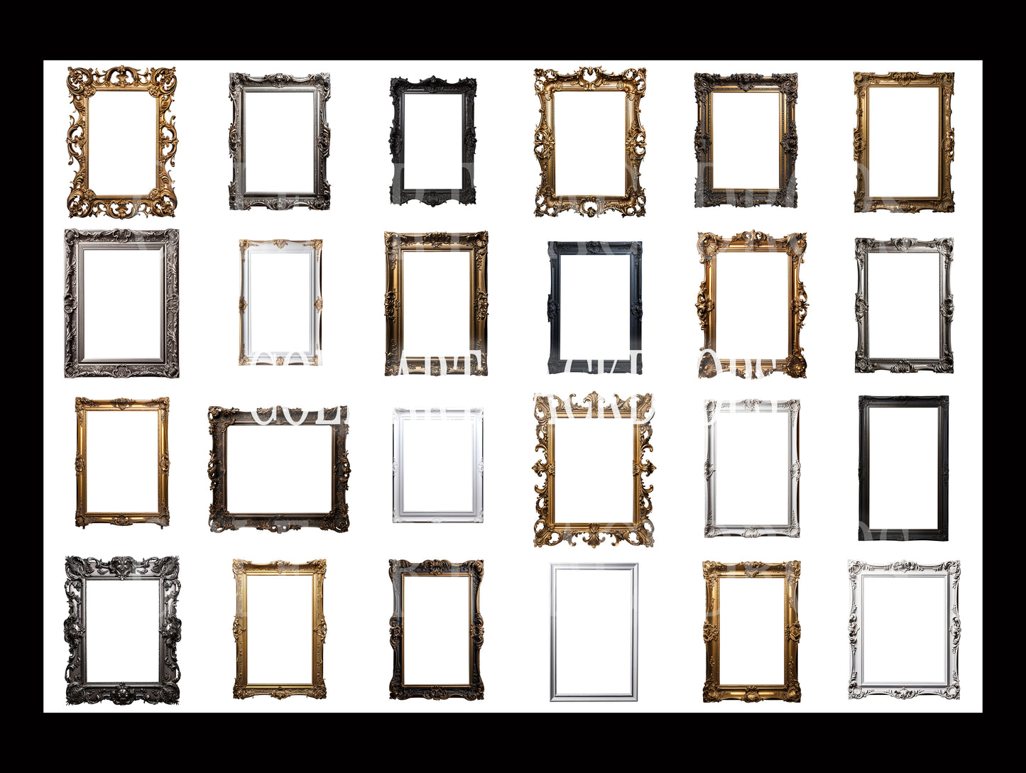 FRAME Overlays, Maternity Overlays, Floral Clip Art, Floral Graphics, Photoshop Overlays
