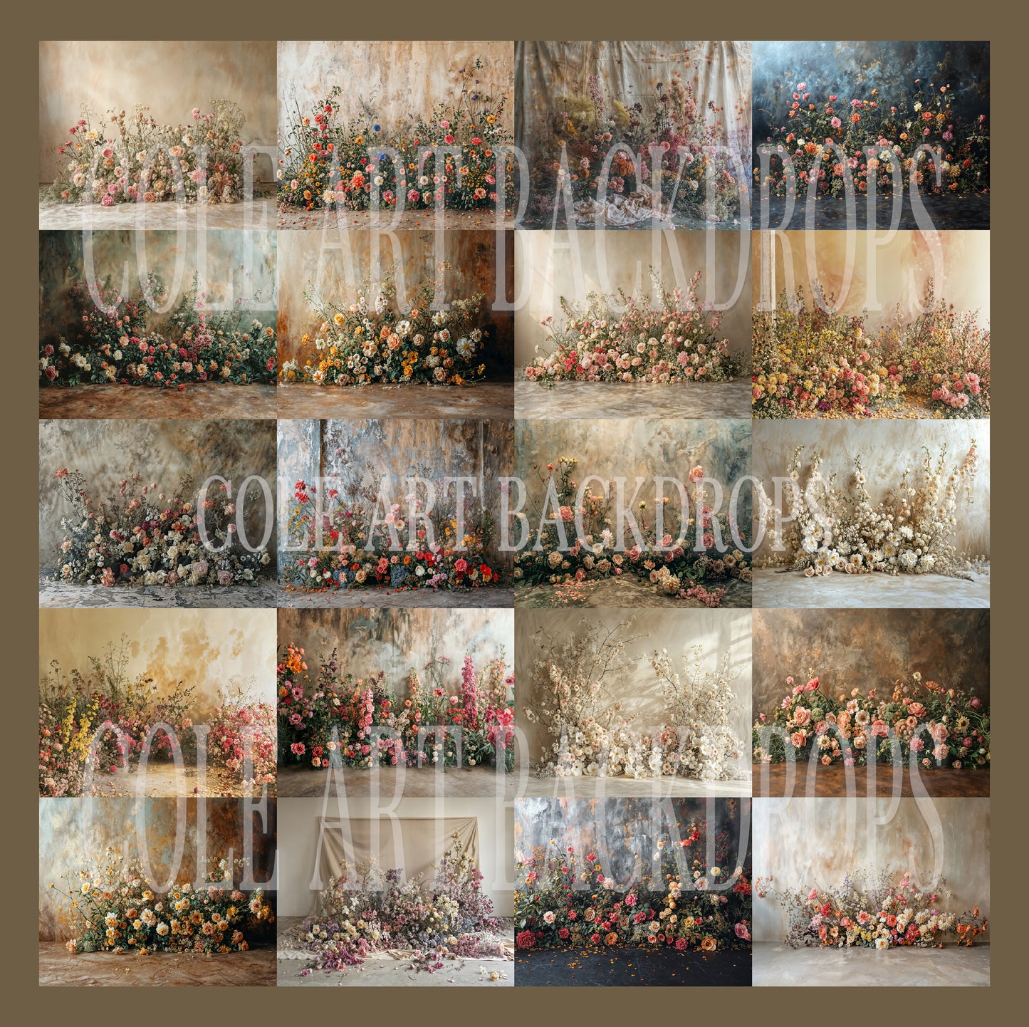Blooming Canvas ONE Digital Backdrop Set
