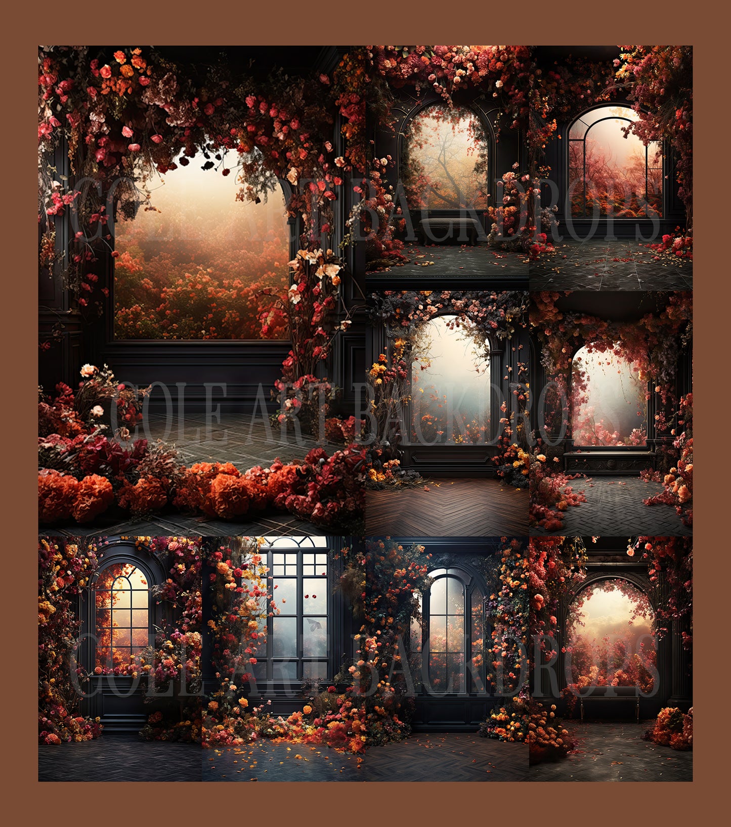 A Fall Affair Set Digital Backdrops, Maternity Backgrounds, Studio Backdrop Textures, Fine Art Textures, Photoshop Textures