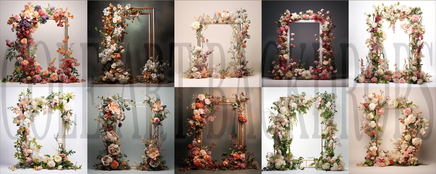 Fondos digitales Frame Me Neutrals, superposiciones para fondos de maternidad, superposiciones para fondos de estudio, texturas de bellas artes, superposiciones para Photoshop