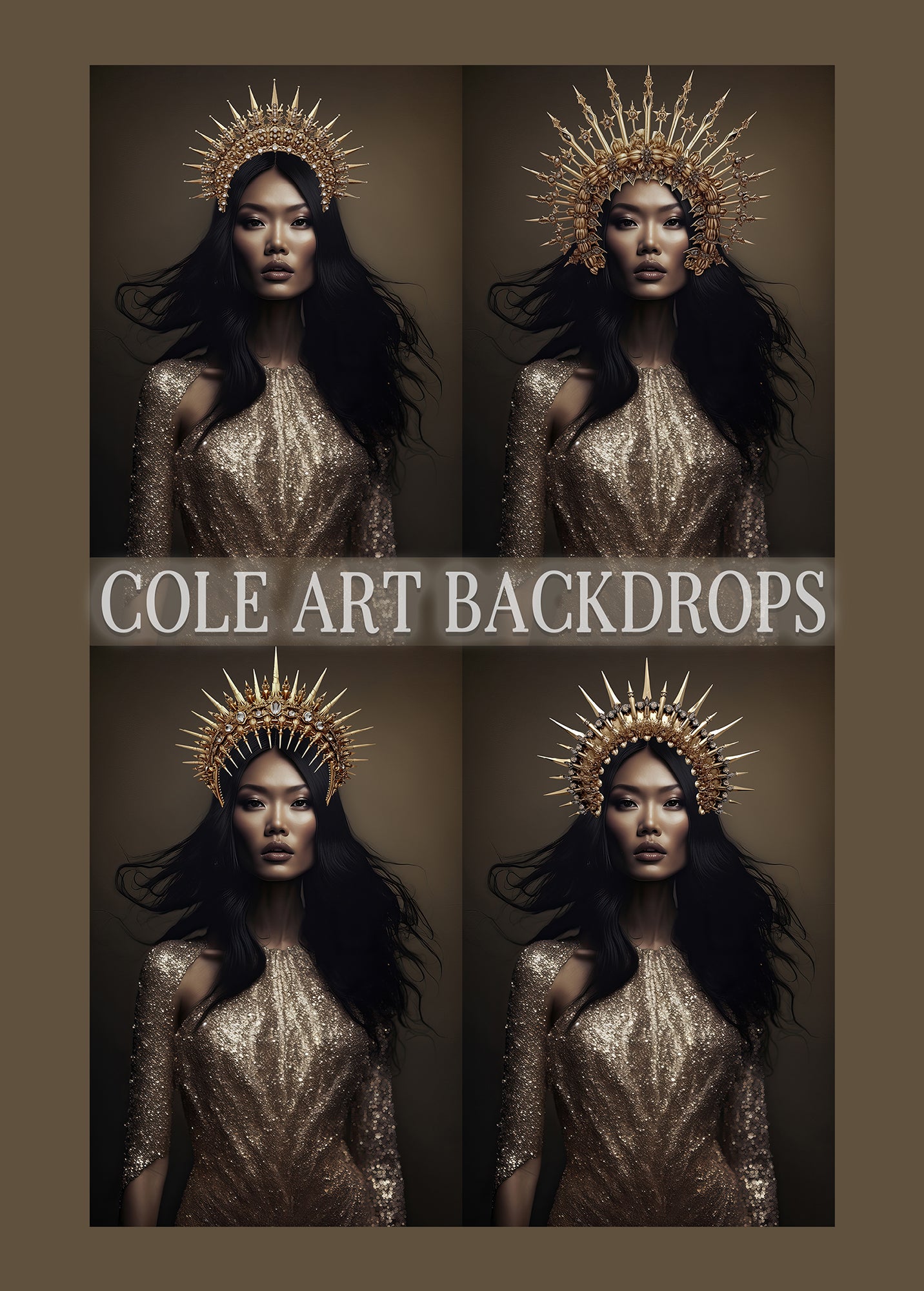 Gold Headpiece Digital Overlays, Maternity Backdrop Overlays, Studio Backdrop Overlays, Fine Art Textures, Photoshop Overlays