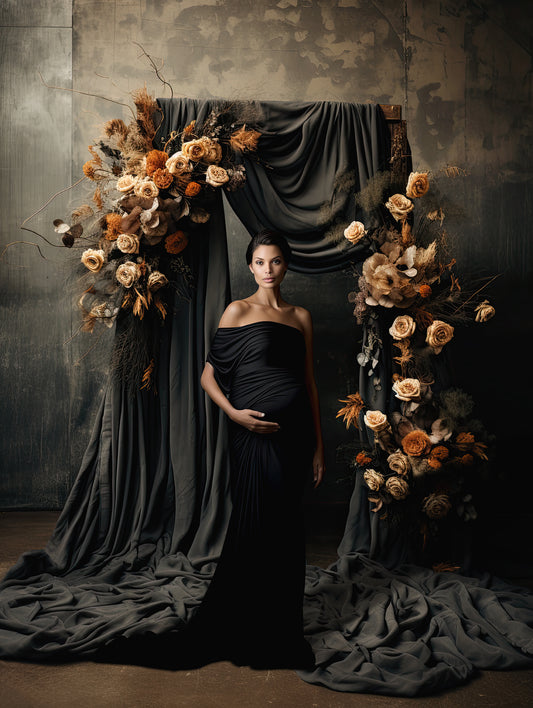 Fondos digitales del set The Dark Arches, superposiciones para fondos de maternidad, superposiciones para fondos de estudio, texturas de bellas artes, superposiciones para Photoshop