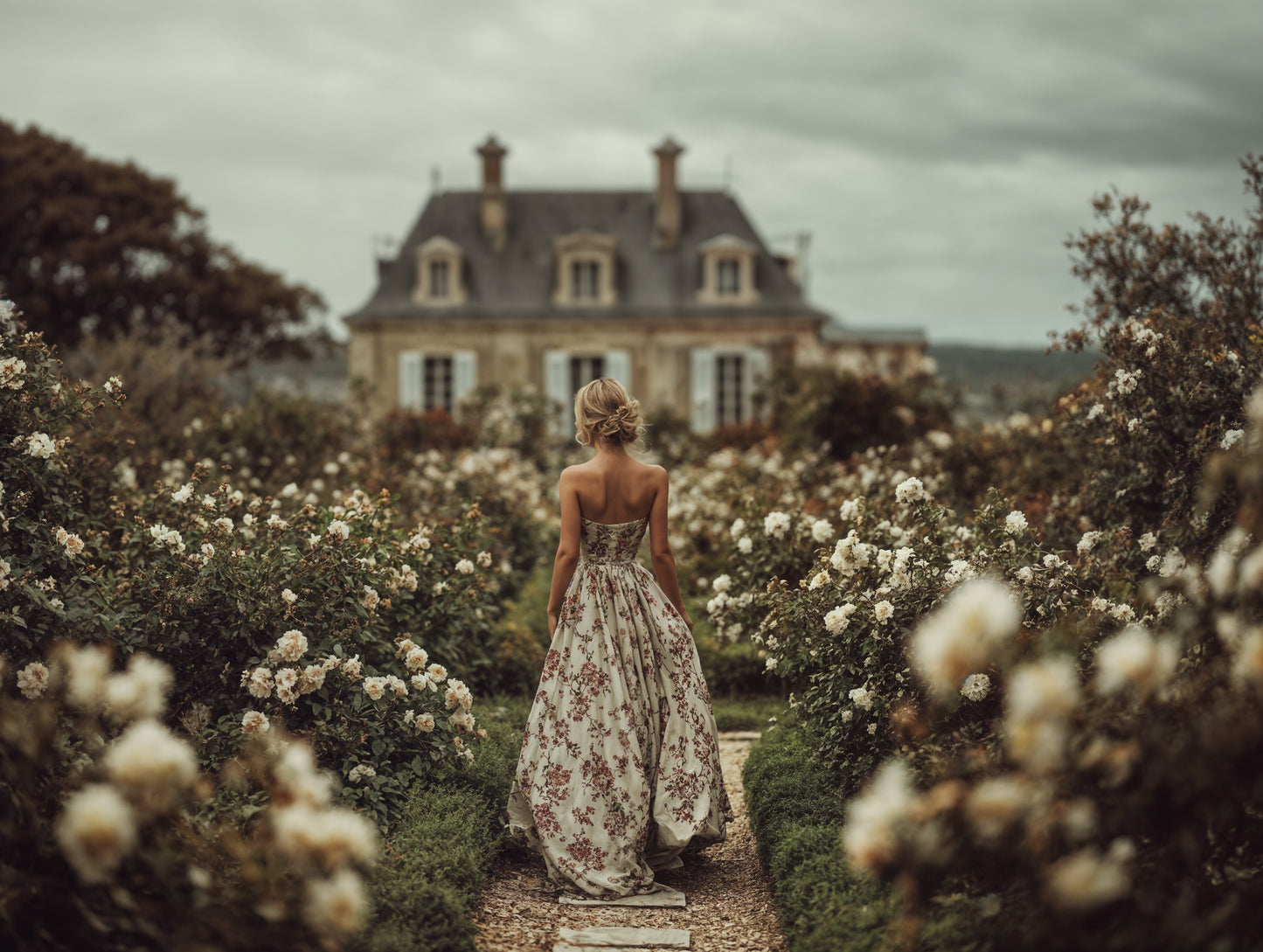 Rose House Digital Backdrop Set
