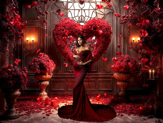 Fondos digitales "Sé mi Valentín", superposiciones para fondos de maternidad, superposiciones para fondos de estudio, texturas de bellas artes, fondos digitales