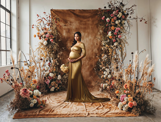 Fondo digital de lienzo bohemio