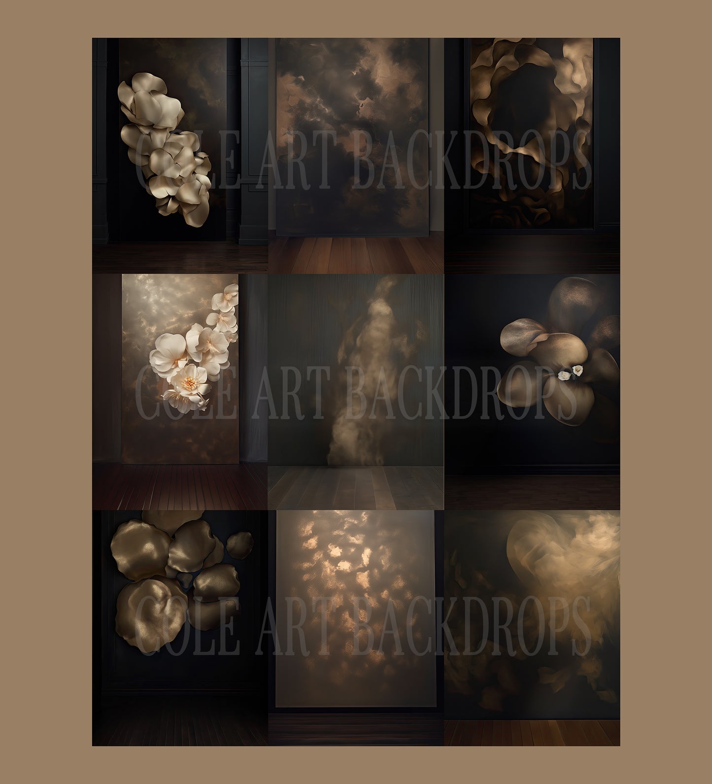 Conjunto Vibraciones Terrenales: Fondos digitales, fondos de maternidad, texturas para fondos de estudio, texturas de bellas artes, texturas para Photoshop