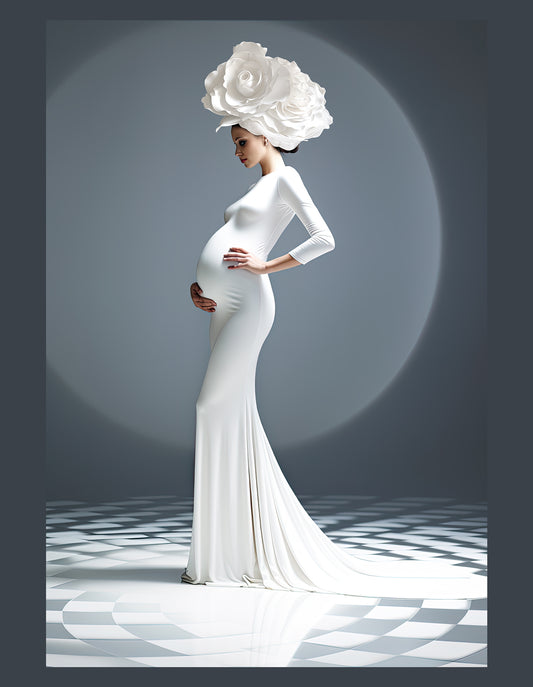 White Rose Headpiece Overlays, Maternity Backdrop Overlays, Studio Backdrop Overlays, Fine Art Textures, Photoshop Overlays